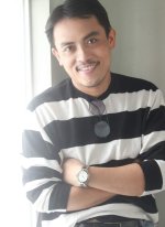 Rod Maceda in black and white stripes shirt Ingna Ko promo pic 2024 cute smile Bisaya barako m...jpg