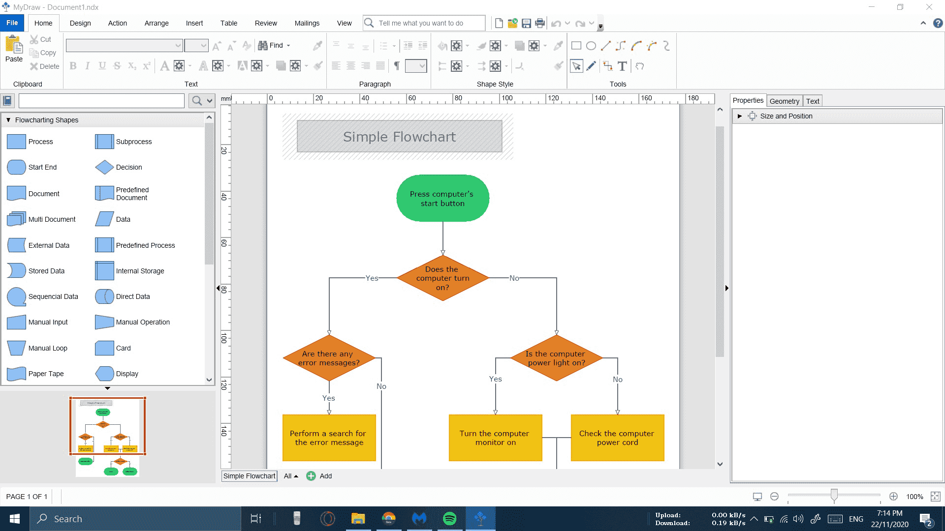 Tutorial Flowchart Editormydraw Pc Software Pinoy Internet And