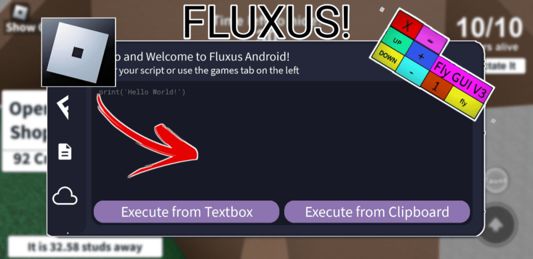 new roblox script executor mobile - how to download fluxus