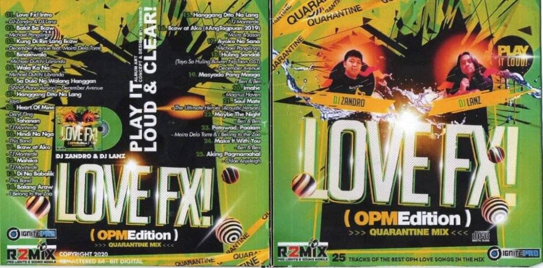 Cover - Love FX! Quarantine Mix (OPM Edition 2020) - DJ Zandro & DJ Lanz.jpeg