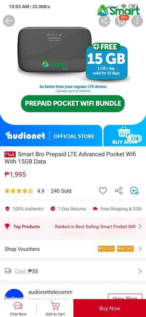 Shop smart pocket wifi for Sale on Shopee Philippines