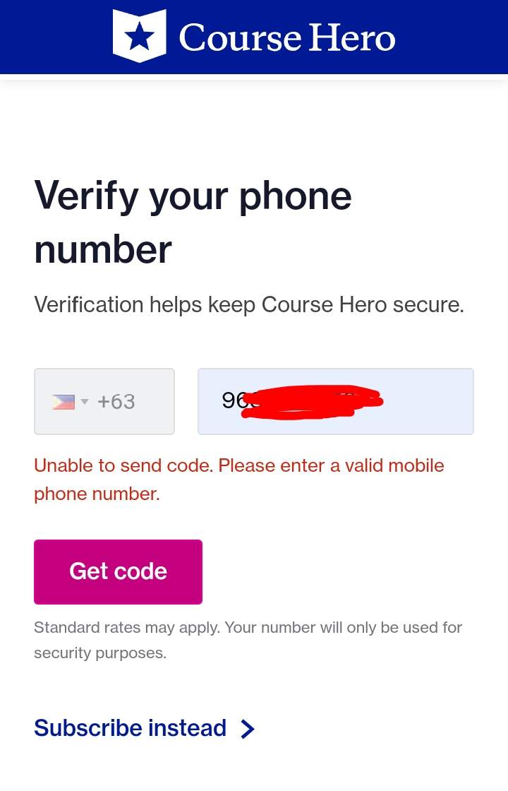 Help Pa help po how to bypass course hero verification code Naka