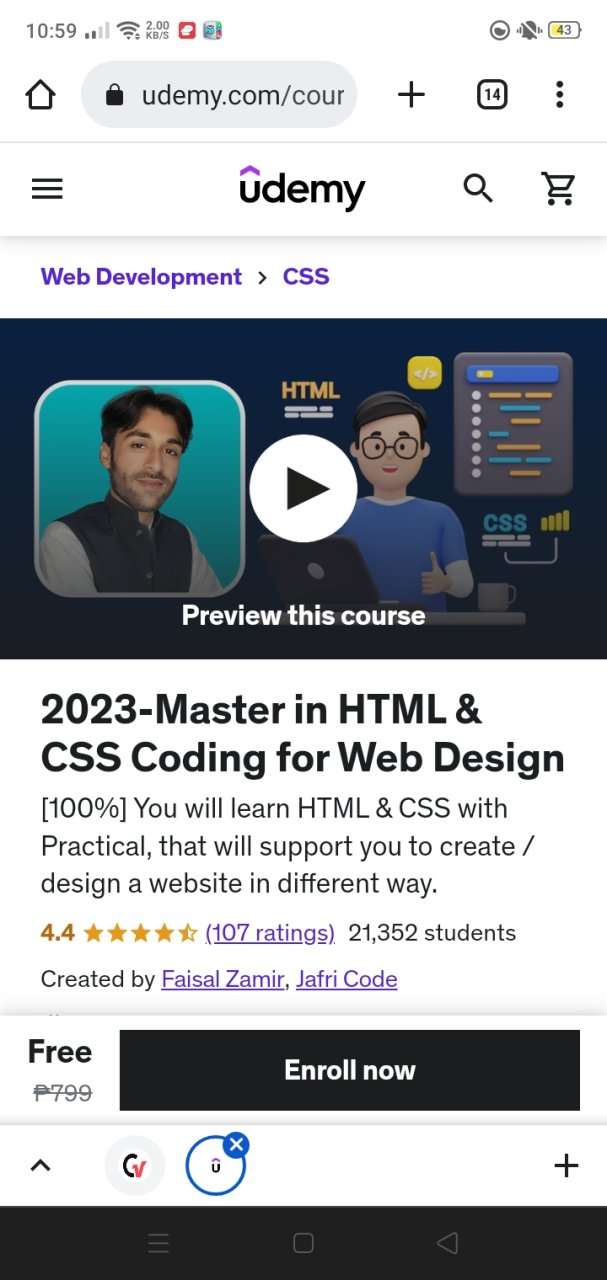Tutorial - (Udemy) 2023-Master in HTML & CSS Coding for Web Design(Limited  Time Only) | Pinoy Internet and Technology Forums