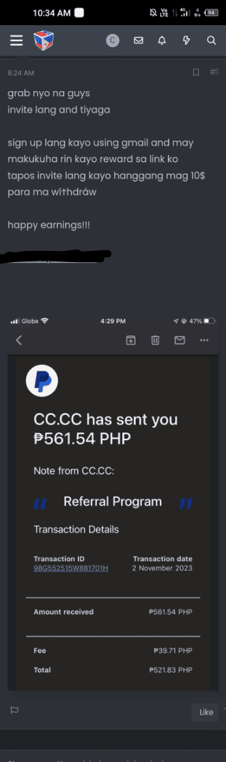 Referral - Cc.Cc | Pinoy Internet and Technology Forums