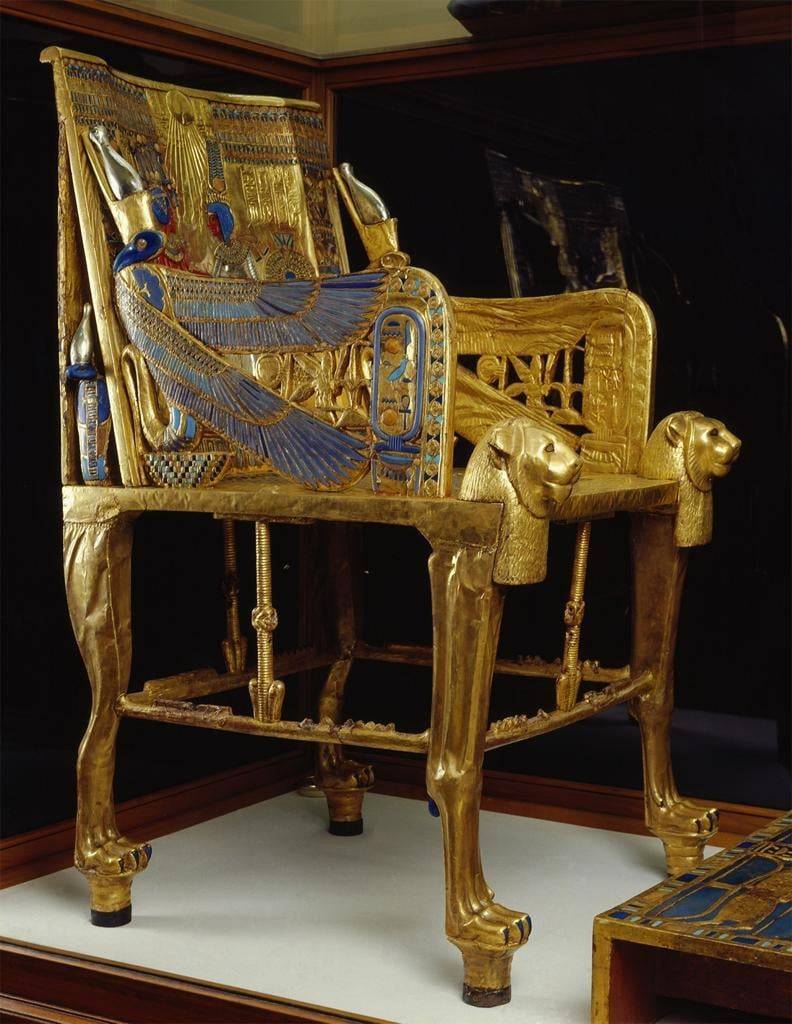 The 'Golden Throne' of Tutankhamun