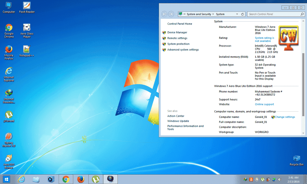 Help - Windows 7 Aero Blue Lite Edition 2016 (x86) | Pinoy Internet and  Technology Forums