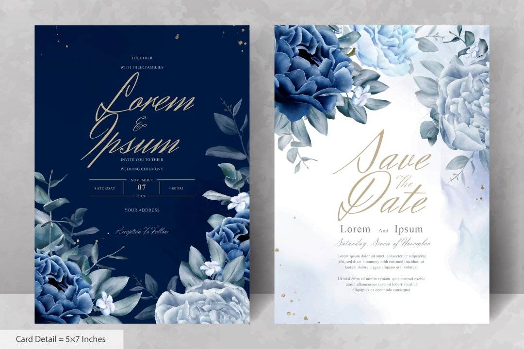 wedding royal blue attractive design invitation.jpg