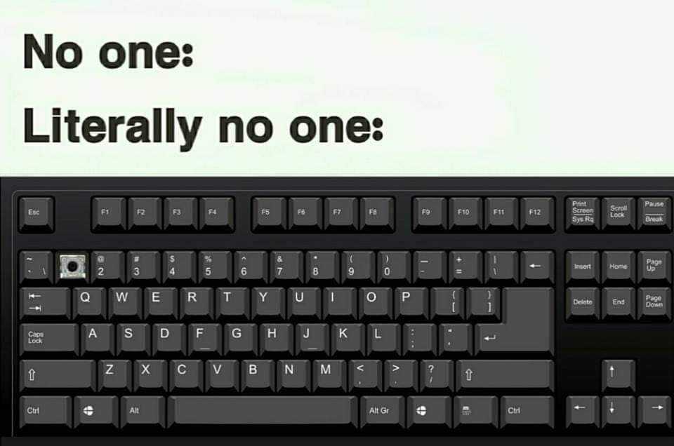 NO ONE: