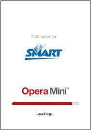 Opera mini startup screen