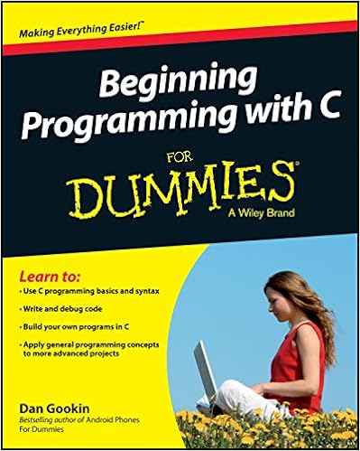 Amazon.com: Beginning Programming with C For Dummies: 8601404432941:  Gookin, Dan: Books